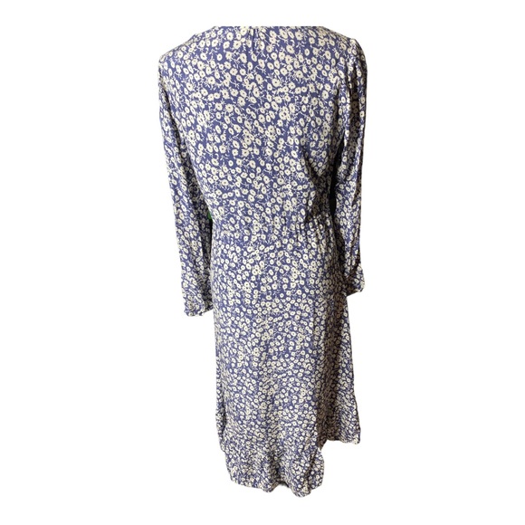 Rails Floral Jade Front Button Ruffle Dress Size Small - Picture 3 of 8